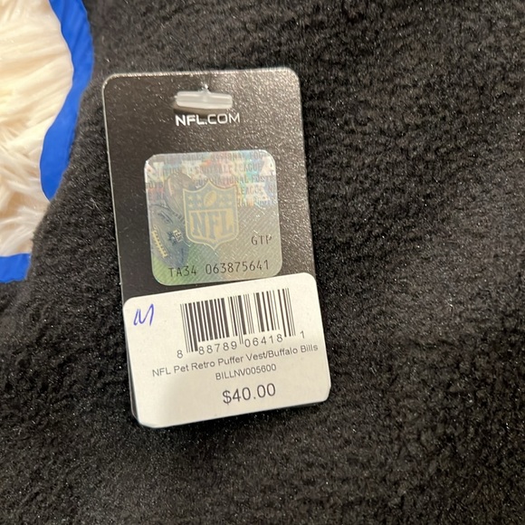 🎉Host Pick 4x🎉Buffalo Bills Pet NFL Puffer Vest Size M - Picture 10 of 16